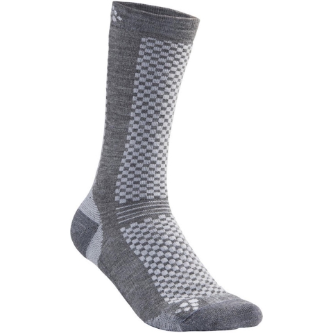 Warm Mid 2 paar winterfietssokken, voor heren, Maat L, Wielerkleding