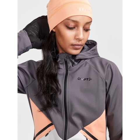 CRAFT Dameswinterjack Core Glide Hood dames thermofietsjack, Maat L, Fietsjas,