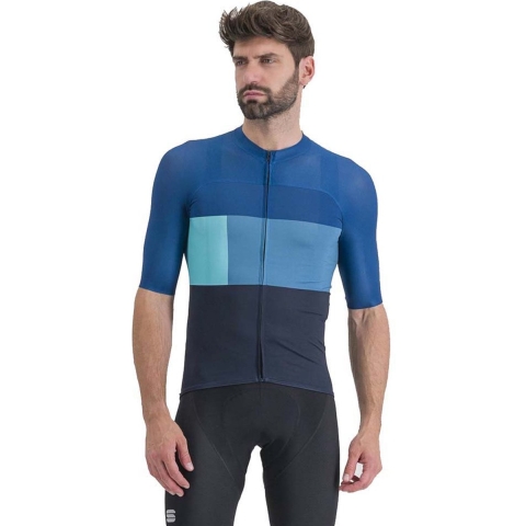 SPORTFUL Shirt met korte mouwen Snap, voor heren, Maat 2XL, Wielershirt,