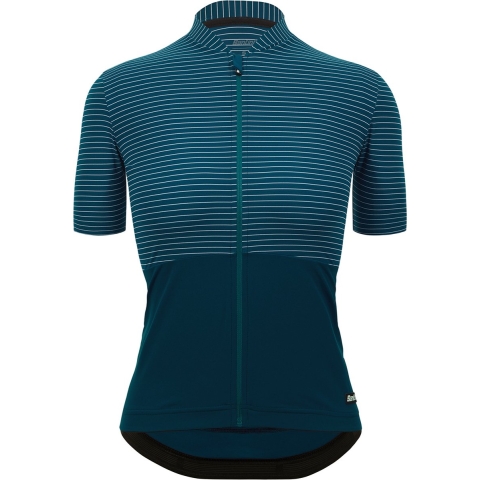 SANTINI Damesshirt Colore Riga damesfietsshirt, Maat M, Wielershirt,
