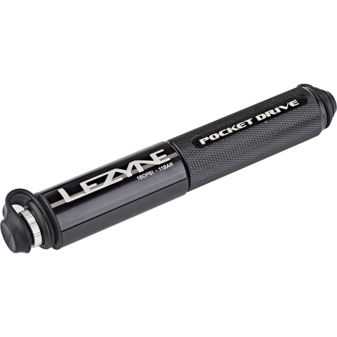 LEZYNE CNC Pocket Drive Loaded minipomp, Fietspomp, Fietsaccessoires