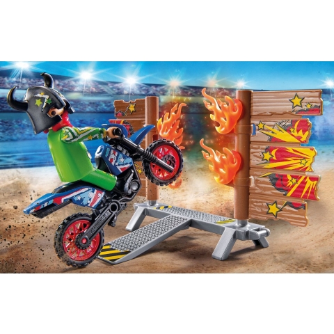 Playmobil Action Helden - Stuntshow - 71808 - 44 Onderdelen - Playmobil - OneSize - Speelgoed