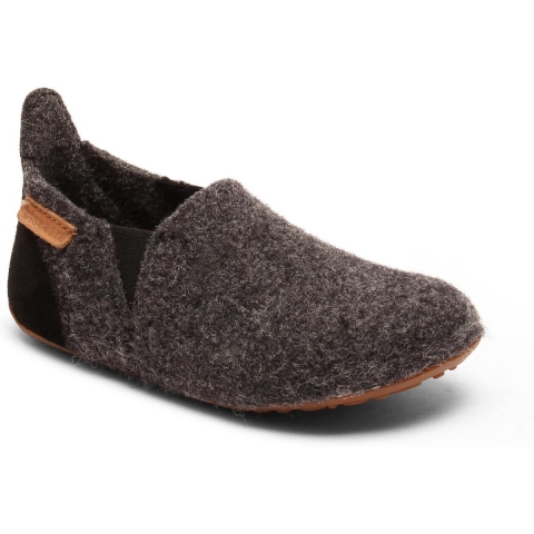 Bisgaard Pantoffels - Wol - Wool Sailor - Antraciet Grijs - Bisgaard - 32 - Pantoffels