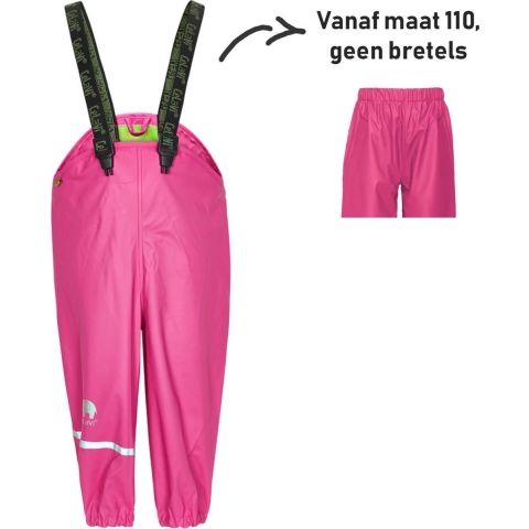 CeLaVi Regenbroek - PU - Roze - CeLaVi - 140 - Regenbroek