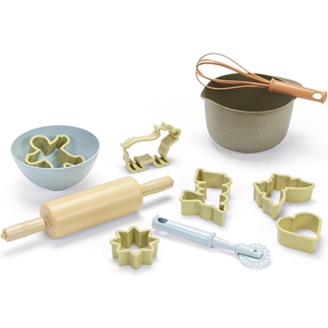 Dantoy BIO Plastic Bakset - 11 Onderdelen - Pastel - Dantoy - OneSize - Speelgoed