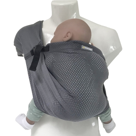 Mini Monkey Draagdoek - Grijs - Mini Monkey - OneSize - Draagdoeken