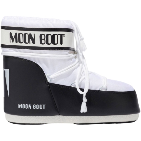 Moon Boot Winterlaarzen - Pictogram laag Nylon - Wit - Moon Boot - 42/44 - Winterlaarzen