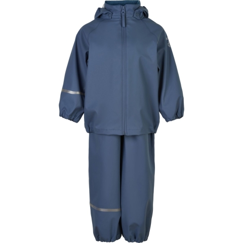 CeLaVi Regenkleding m. Bretellen - PU - China Blue - CeLaVi - 110 - Regenkleding