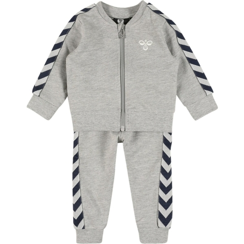 Hummel Sweatset - HMLBille - Grijs Gevlekt - Hummel - 74 - Sweatset