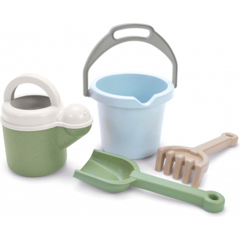 Dantoy BIO Plastic Emmerset - 4 Onderdelen - Blauw/Groen - Dantoy - OneSize - Speelgoed