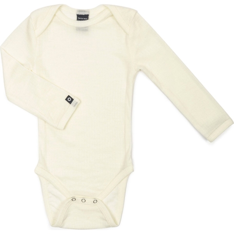 Smallstuff Romper l/s - Drop Naald - Off White - Smallstuff - 68 - Romper L/S