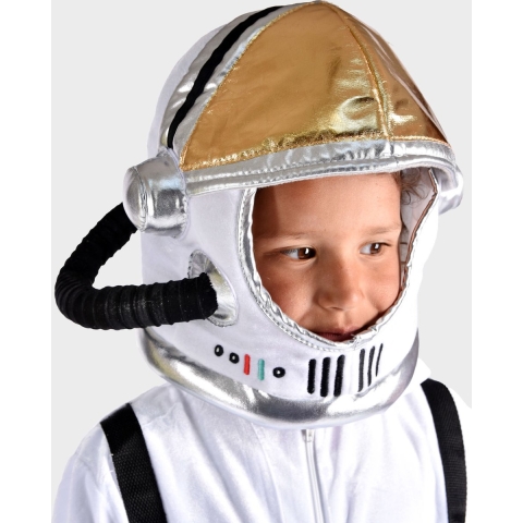 Den Goda Fen Kostuum - Astronautenhelm - Wit - Den Goda Fen - OneSize - Kostuum