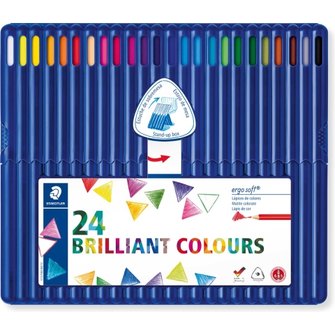 Staedtler Kleurpotloden - Ergo Soft - 24 stk - Staedtler - OneSize - Tekenset