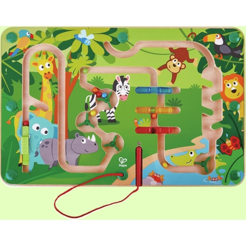 Hape Activiteitenspeelgoed - Jungle Doolhof - Hape - OneSize - Activiteitenspeelgoed