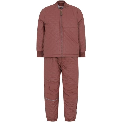 CeLaVi Thermokleding m. Fleece - Coated - Mahonie - CeLaVi - 1 jaar (80) - Thermokleding