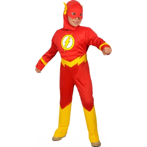 Ciao Srl. De Flash Kostuum - De Flash - Ciao Srl. - 8-10 jaar (128-140) - Kostuum