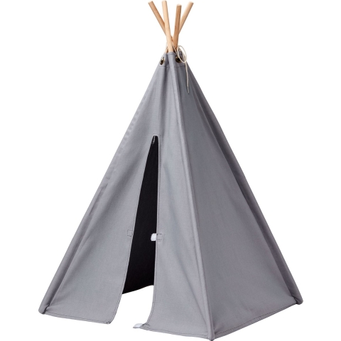 Kids Concept Speeltent - Mini Tipi - Grijs - Kids Concept - OneSize - Speeltent