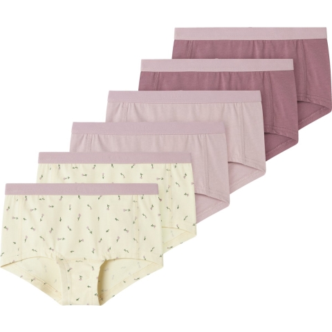 Name It Hipsters - NkfHipster - 6-pack - Botercrème Floral - Name It - 11-12 jaar (146-152) - Hipsters