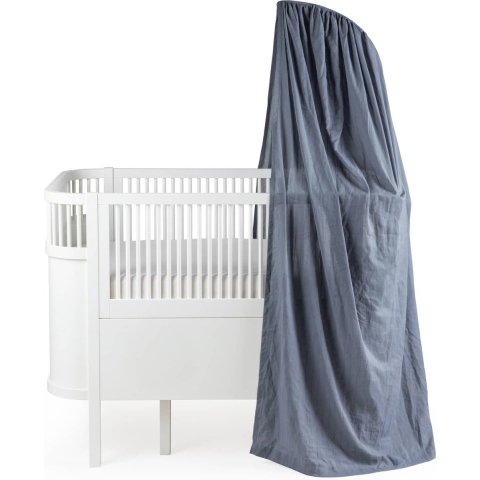 Sebra Bedhemel - Sky - Dobby-binding - Forest Lake Blue - Sebra - OneSize - Bedhemel