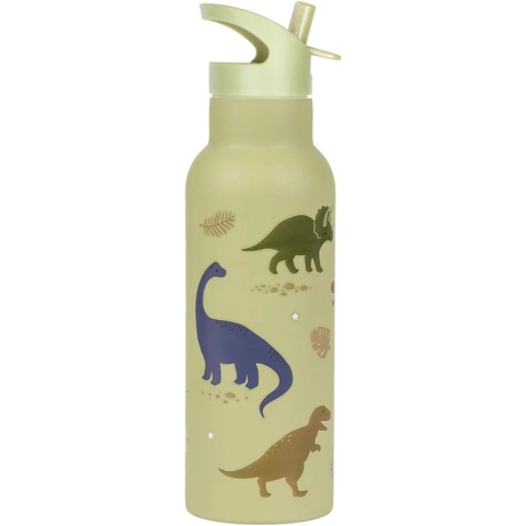 A Little Lovely Company Drinkfles - 500 ml - Dinosaur - A Little Lovely Company - OneSize - Drinkfles
