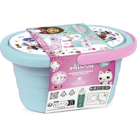 Smoby Picknickmand - 21 Onderdelen - Gabby's Dollhouse - Smoby - OneSize - Speelgoedeten