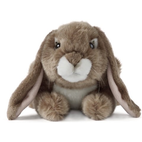 Living Nature Knuffel - 24x15 cm - Konijn - Bruin - Living Nature - OneSize - Knuffel