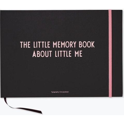 Design Letters Herrineringsboek - Zwart/Roze - Design Letters - OneSize - Boek