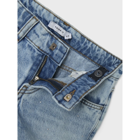 Name It Shorts - Noos - NkfRose - Medium+ Blue Denim - Name It - 7 jaar (122) - Shorts