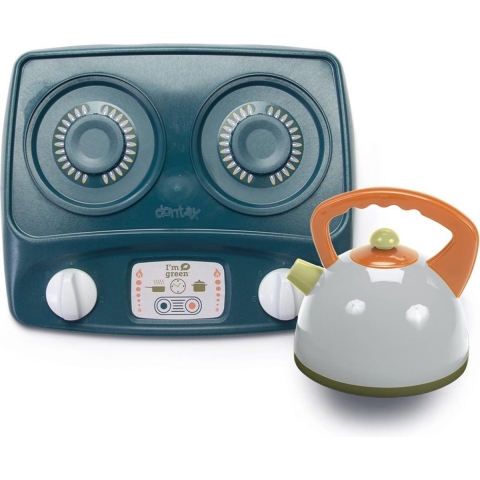 Dantoy BIO Plastic Kookplaat - 3 Onderdelen - Dantoy - OneSize - Speelgoed