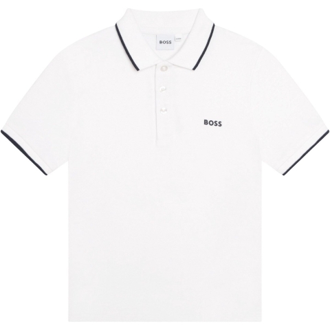 BOSS Polo - Wit - BOSS - 10 jaar (140) - Polo