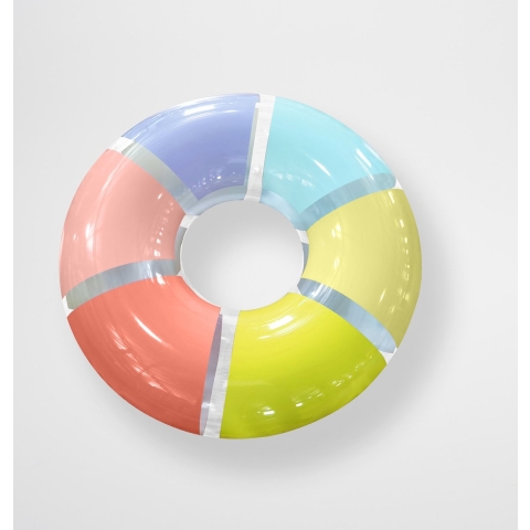 SunnyLife Zwemband - 110 cm - Rainbow Glans - SunnyLife - OneSize - Zwemband