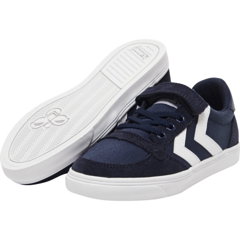 Hummel Schoenen - HMLSlimmer Stadil Laag Jr - Dress Blue - Hummel - 32 - Schoenen