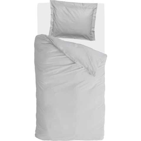 Walra - Dekbedovertrek Forever Cotton - 140x220 - Licht Grijs
