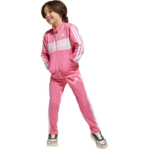 adidas Performance Trainingspak - LK 3S TIB TS - Pnkfus/White/Cl - adidas Performance - 4 jaar (104) - Trainingspak