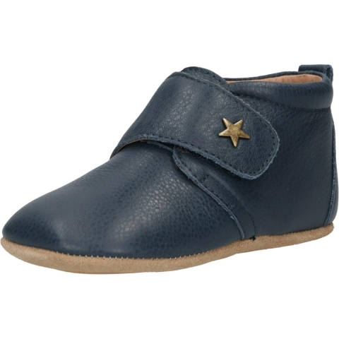 Bisgaard Leren Slippers - Navy m. Ster - Bisgaard - 23 - Leren Slippers
