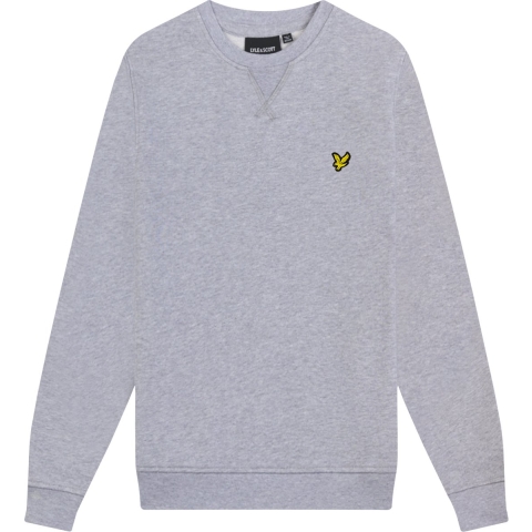Lyle & Scott Sweatshirt - Light Grey Mergel - Lyle & Scott - 14-15 jaar (164-170) - Sweatshirt