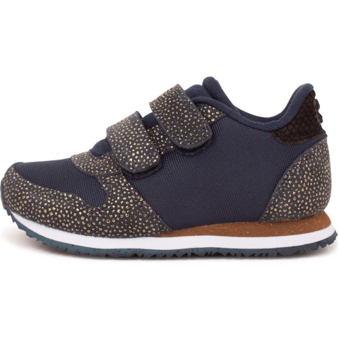 Woden Schoenen - Sandra Pearl - Navy m. Glitter - Woden - 24 - Schoenen