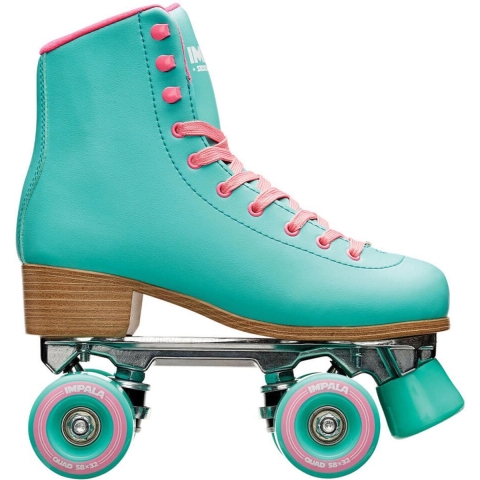 Impala Rolschaatsen - Vierling Skate - Aqua/Roze - Impala - 38 - Rolschaatsen
