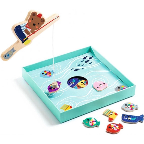 Djeco Visspel - Magnetisch - Fuzzyfish - Djeco - OneSize - Spel