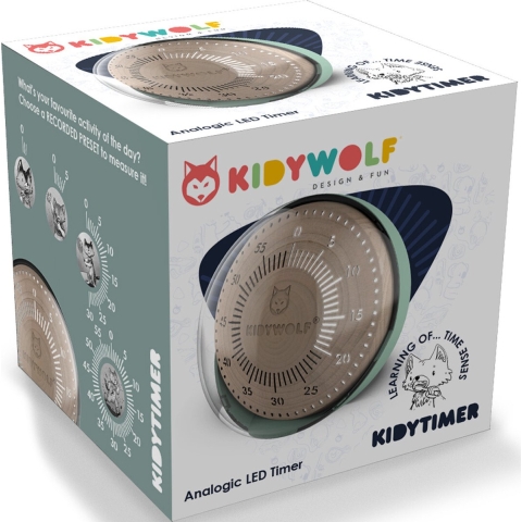 Kidywolf Kinderuren - Groen - Kidywolf - OneSize - Toebehoren