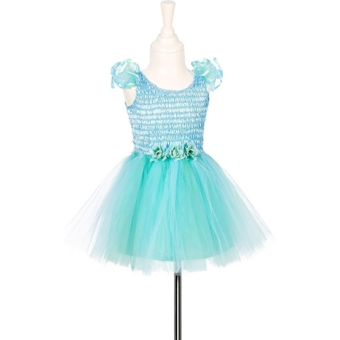 Souza Kostuum - Fee - Laura - Groen/Blauw - Souza - 3-4 jaar (98-104) - Kostuum