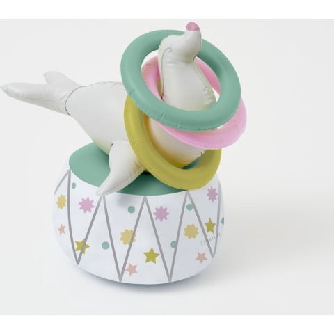SunnyLife Spel - Ringwerpspel - Opblaasbaar Ring Toss - Wit - SunnyLife - OneSize - Speelgoed