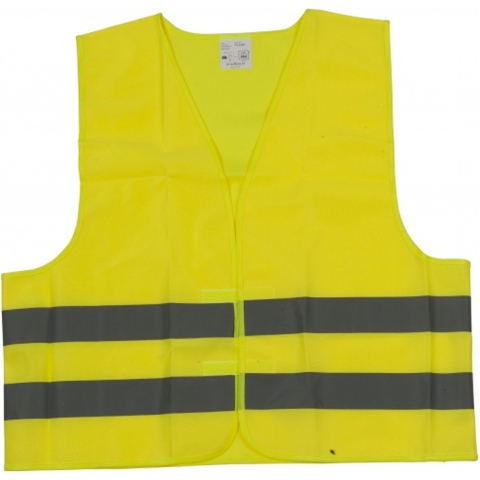 8x Veiligheidsvest geel voor volwassenen -