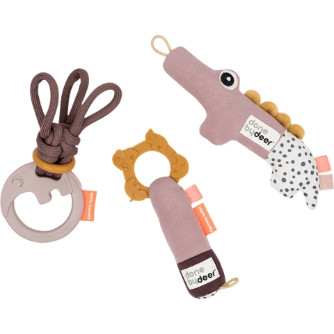 Done by Deer Cadeaubox - 3 stk - Deer Friends - Powder - Done by Deer - OneSize - Activiteitenspeelgoed