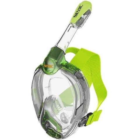 Seac Snorkelmasker - Libera Junior - Transparant/Limoen - Seac - 6+ jaar (116+) - Duikmasker