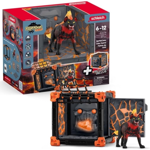 Schleich Eldrador Creatures - BattleCave Lavahyena - 42674 - Schleich - OneSize - Speelgoedfiguur