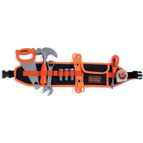 Black & Decker Speelgoed - Gereedschapsriem - 11 Onderdelen - Black & Decker  - OneSize - Gereedschap