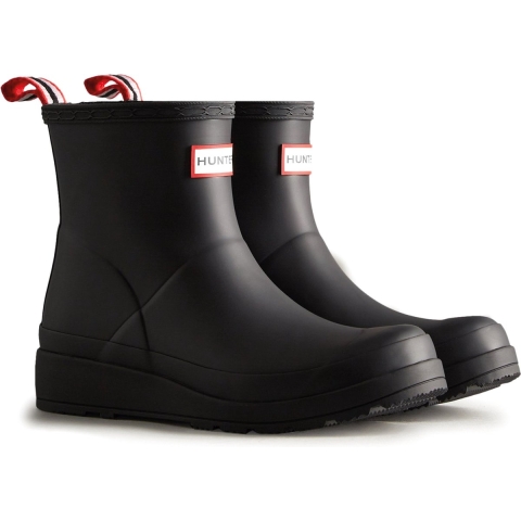 Hunter Regenlaarzen - Play Short Wellington - Zwart - Hunter - 38 - Regenlaarzen