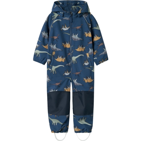 Name It Softshellpak m. Fleece - Noos - NmmAlfa08 - Dark Demin - Name It - 5 jaar (110) - Softshell