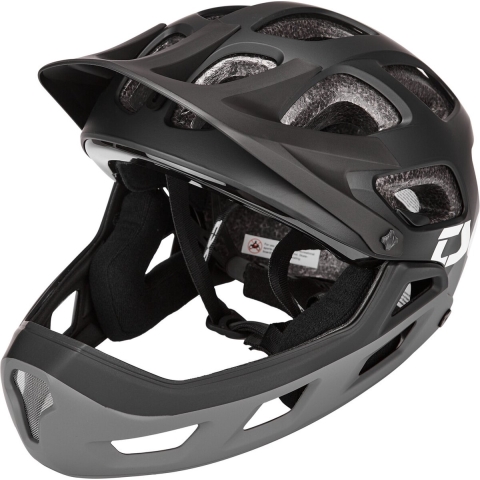 TSG Mountainbikehelm - Seek FR Graphic - Flow Grey/zwart - TSG - L/XL - Fietshelm